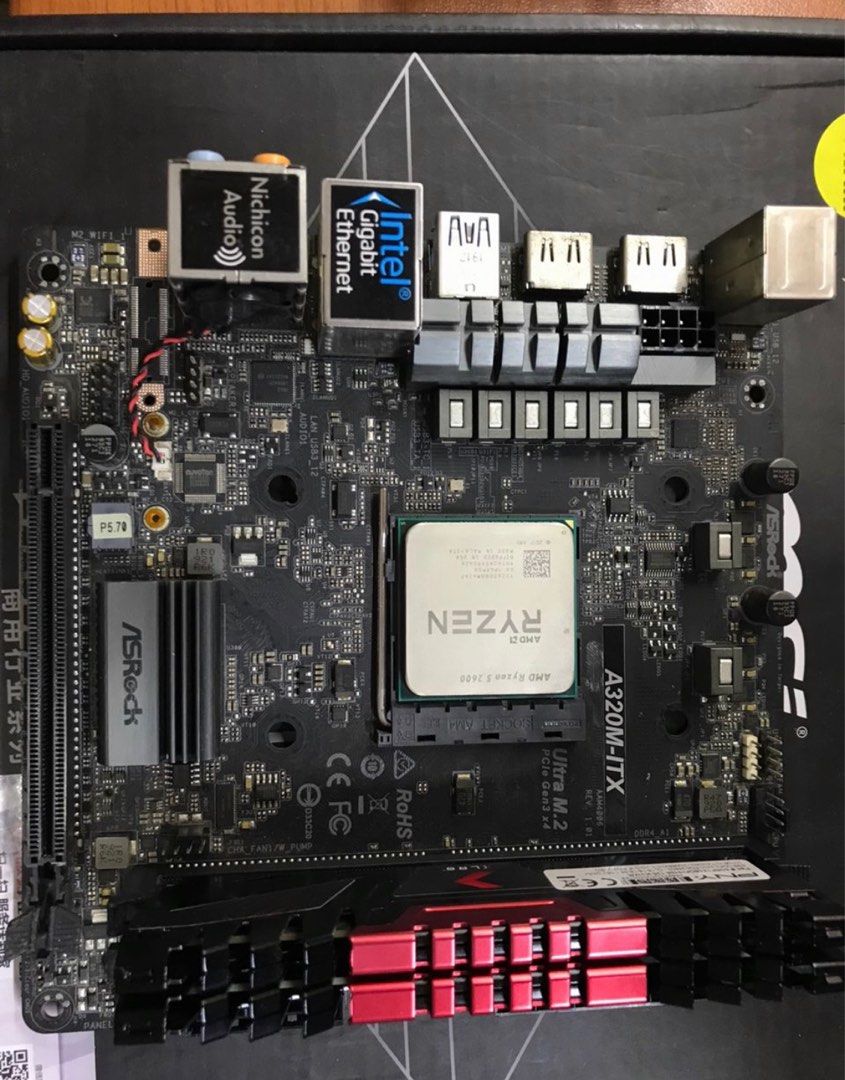 Asrock a320 itx top