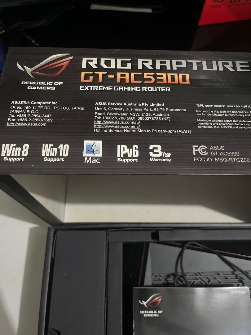 Asus router ROG raptor GT - AC5300, Computers & Tech, Parts ...