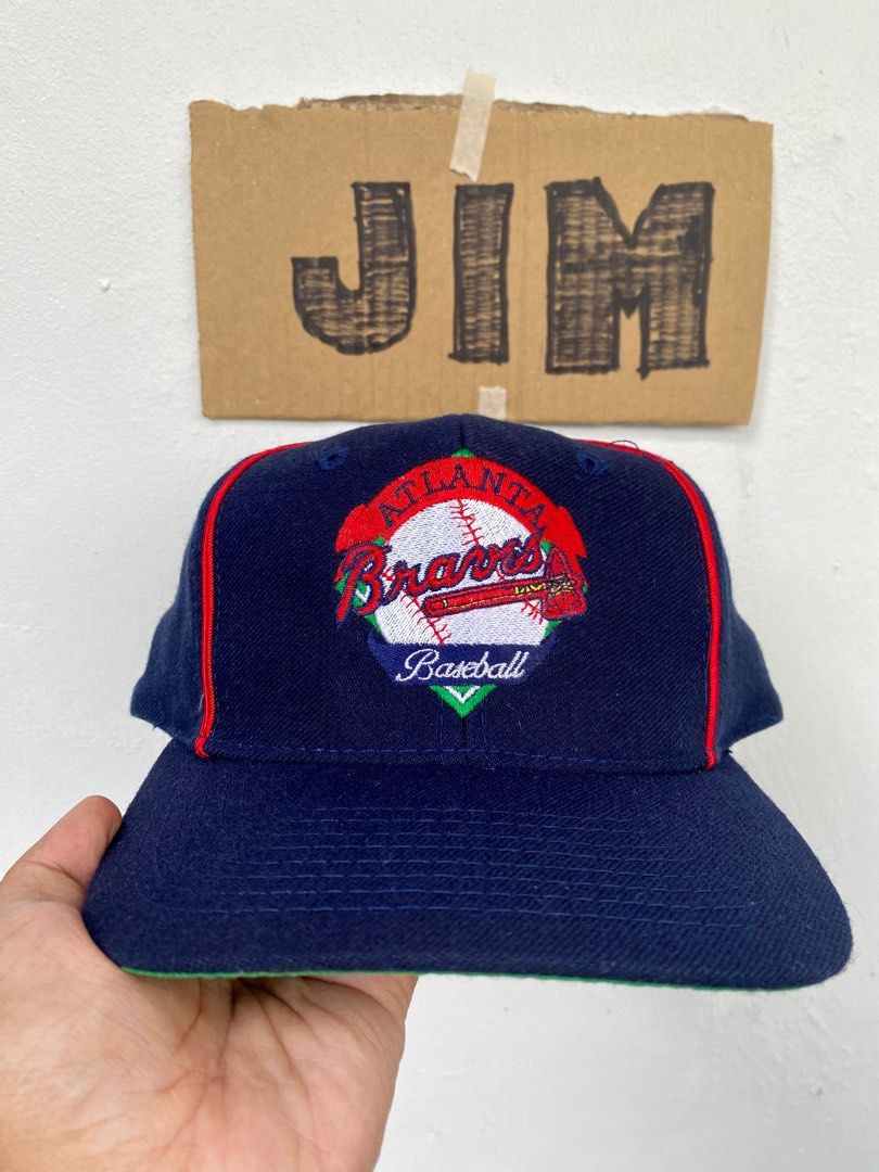 Vintage Atlanta Braves Hat Rare Twins Enterprise Snapback 90s NEW TAGS  DEADSTOCK