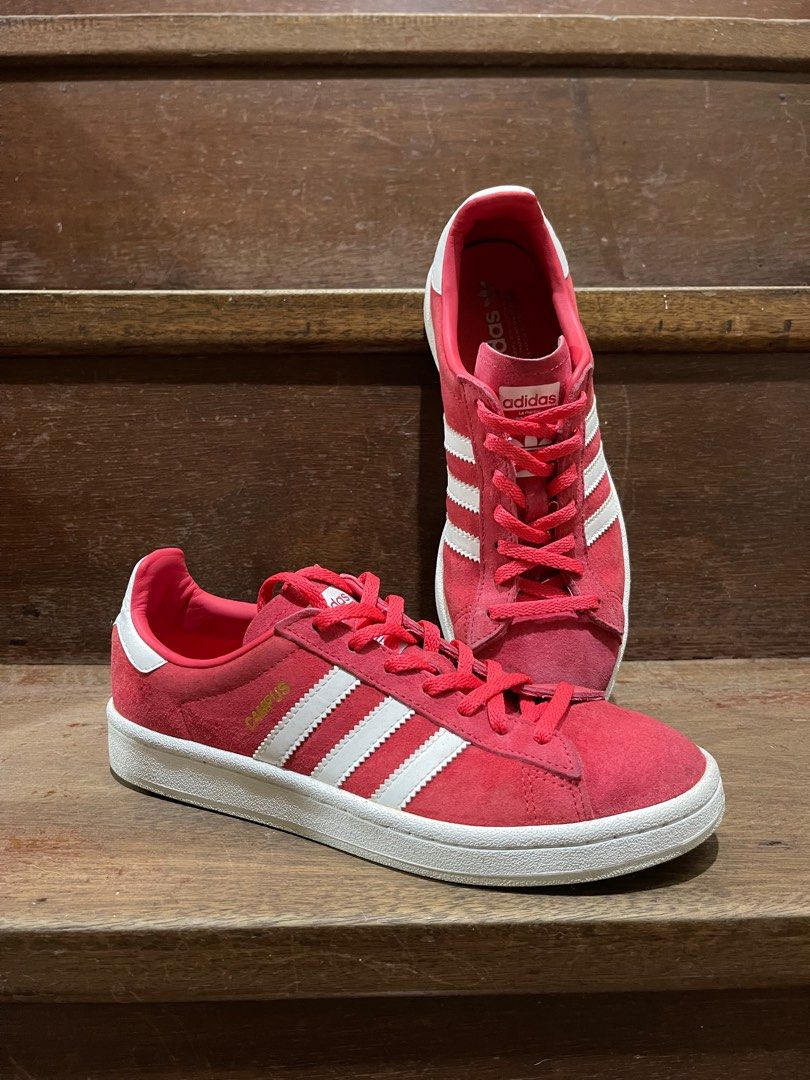 Adidas campus red best sale