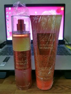 AUTHENTIC BATH AND BODY WORKS MIST and BODY CREAM SET