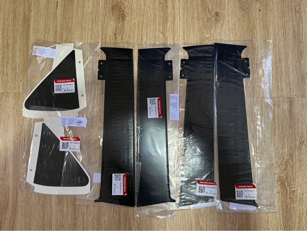 Axia door pillar sticker, Auto Accessories on Carousell