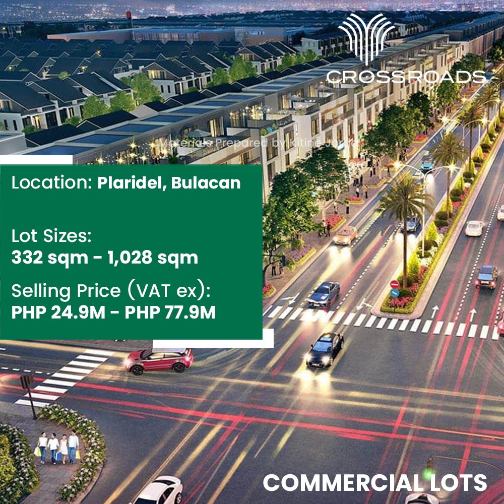 Ayala Land Estates Commercial Lots in Plaridel, Bulacan Crossroads