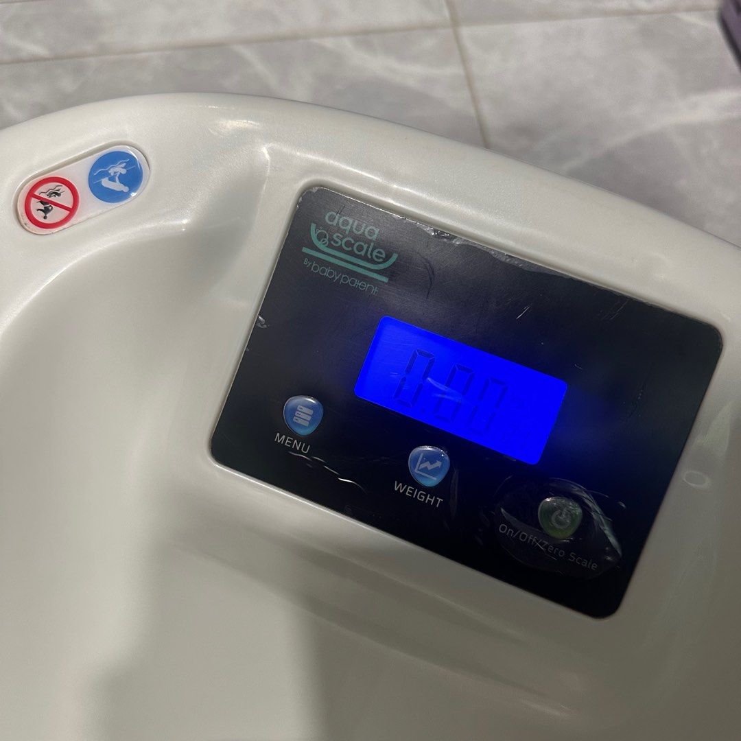 Aqua Scale Baby Bath Tub with Weighing Scale & Thermometer, Babies