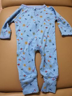 Baby boy zip sleepsuit