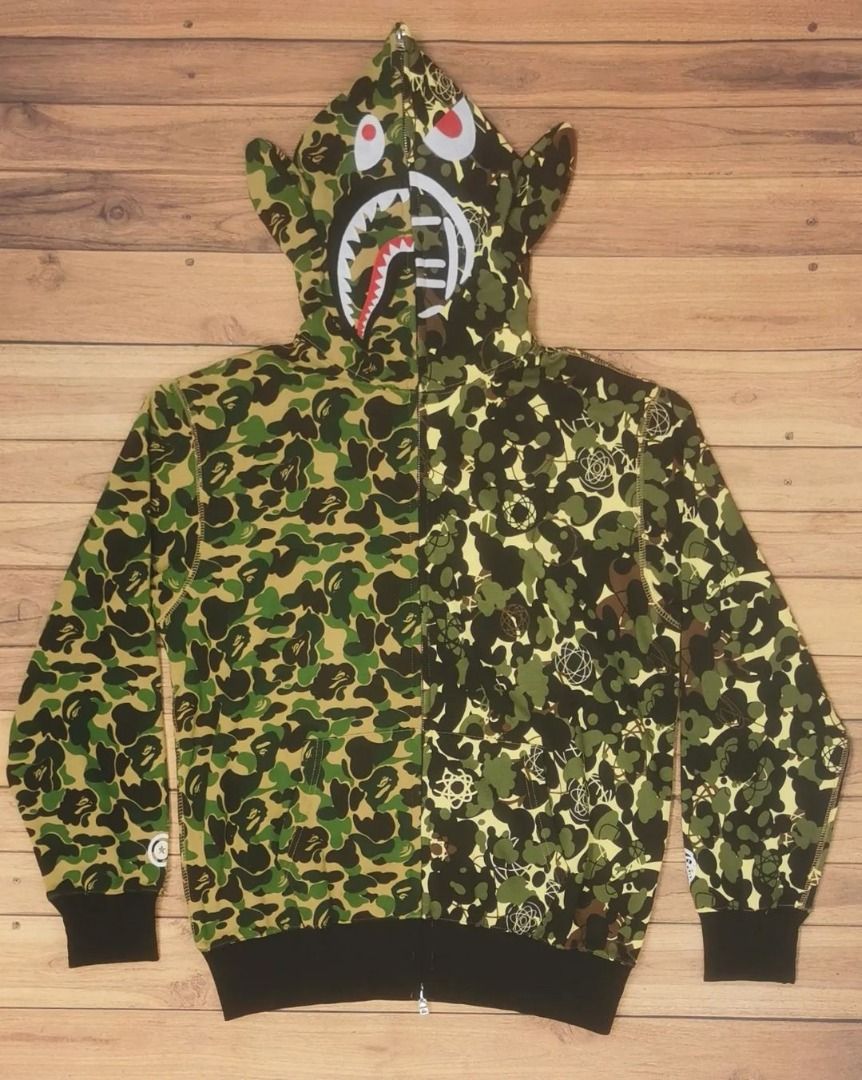 BAPE X UNKLE (A Bathing Ape X Futura) Full Zip Hoodie