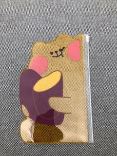 Bear and Sweet Potato Zip Lock Case