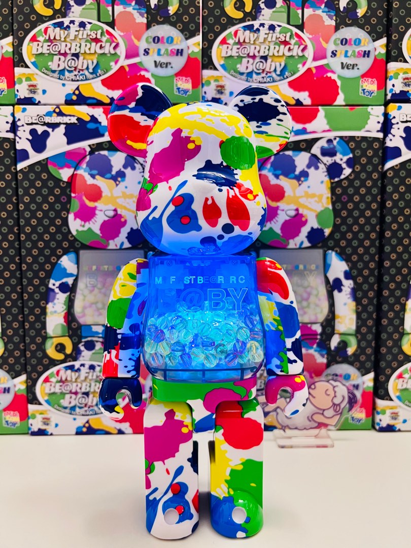 MY FIRST BE@RBRICK B@BY COLOR SPLASH Ver. 1000％ ベアブリック 千秋 ...