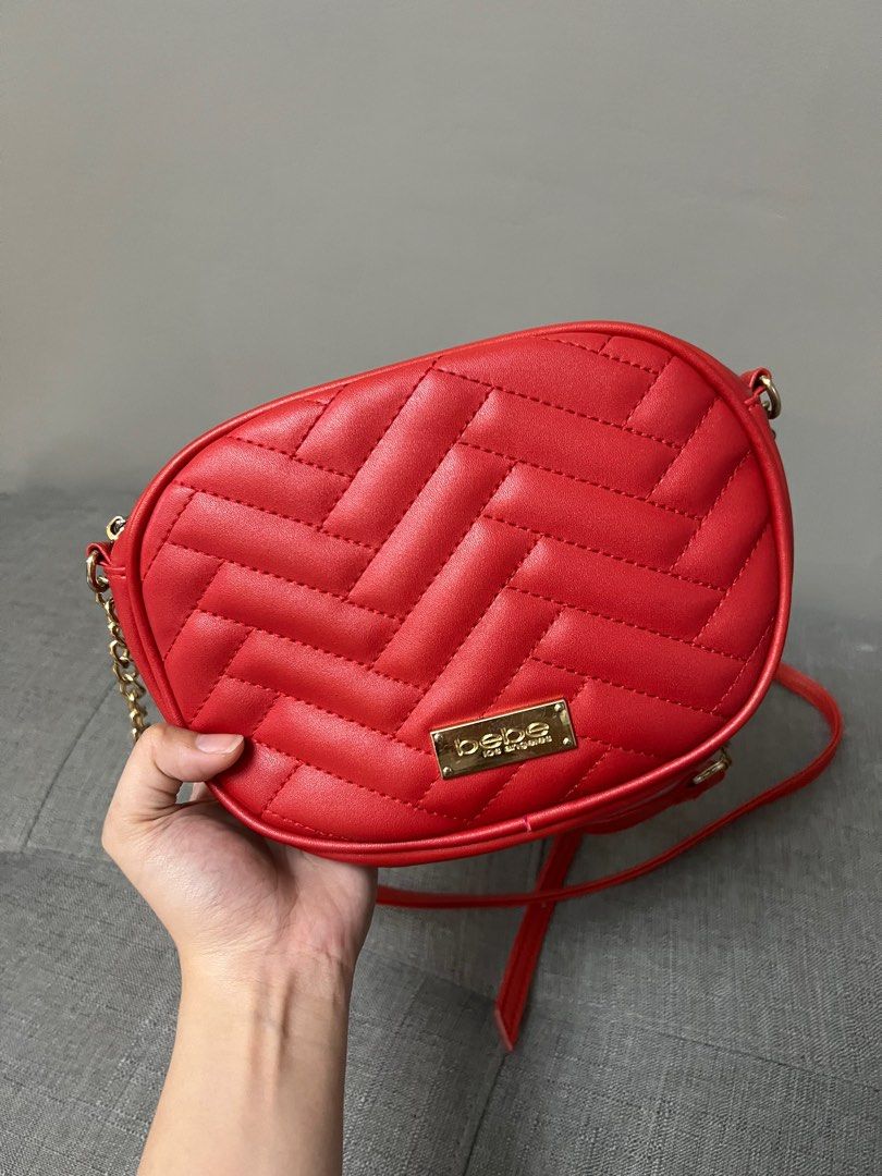 Bebe Sling Bag (Category: Cross-body Bags) located in Manila. Submitted by blakeco (Listing ID 1221220388, Image 1). Description: Authentic Bebe Sling bag - PHP 450 - Slighty used - Meetups/Shipping .