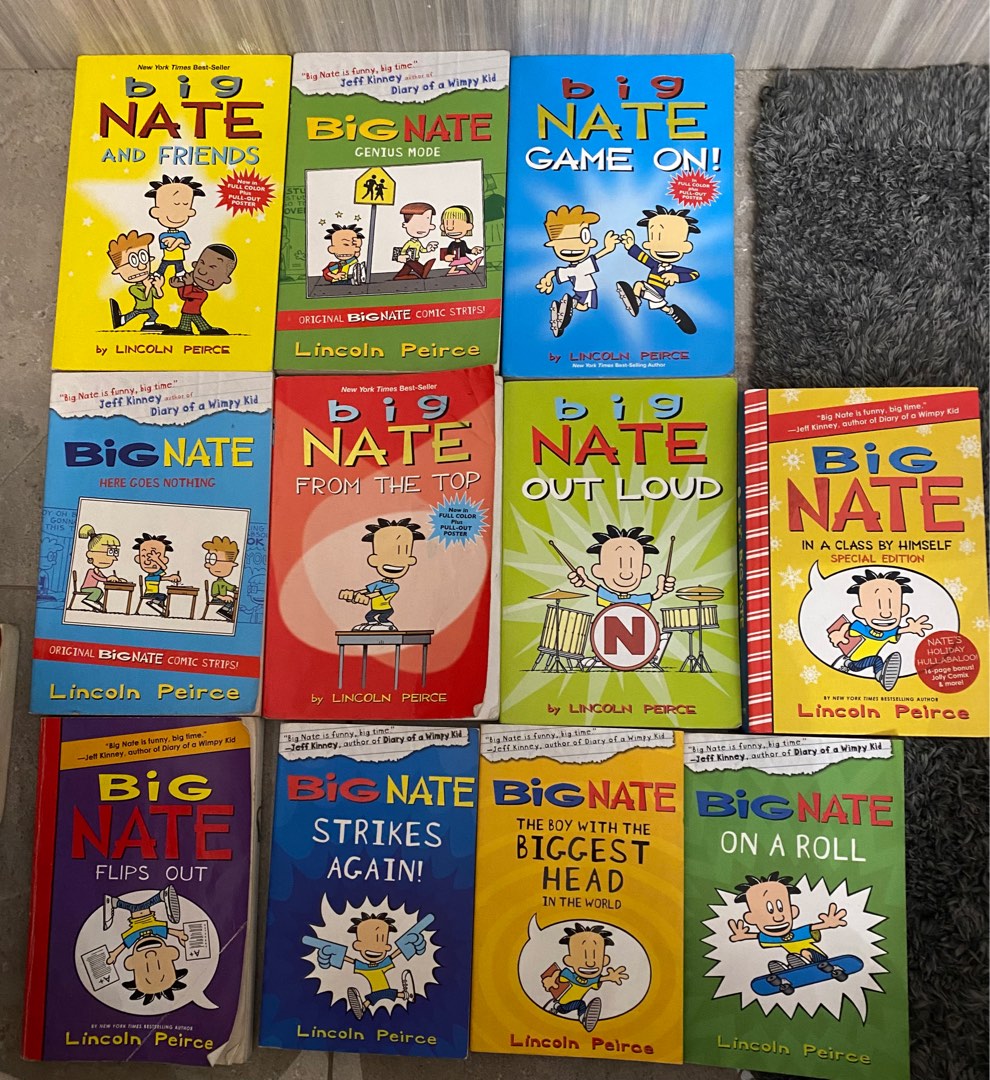 Big Nate, Hobbies & Toys, Books & Magazines, Children's Books on Carousell