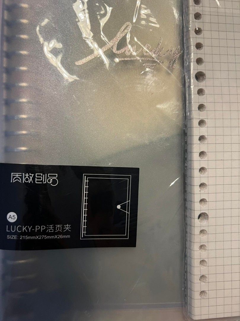 Binder with graph refill, Hobbies & Toys, Stationary & Craft ...