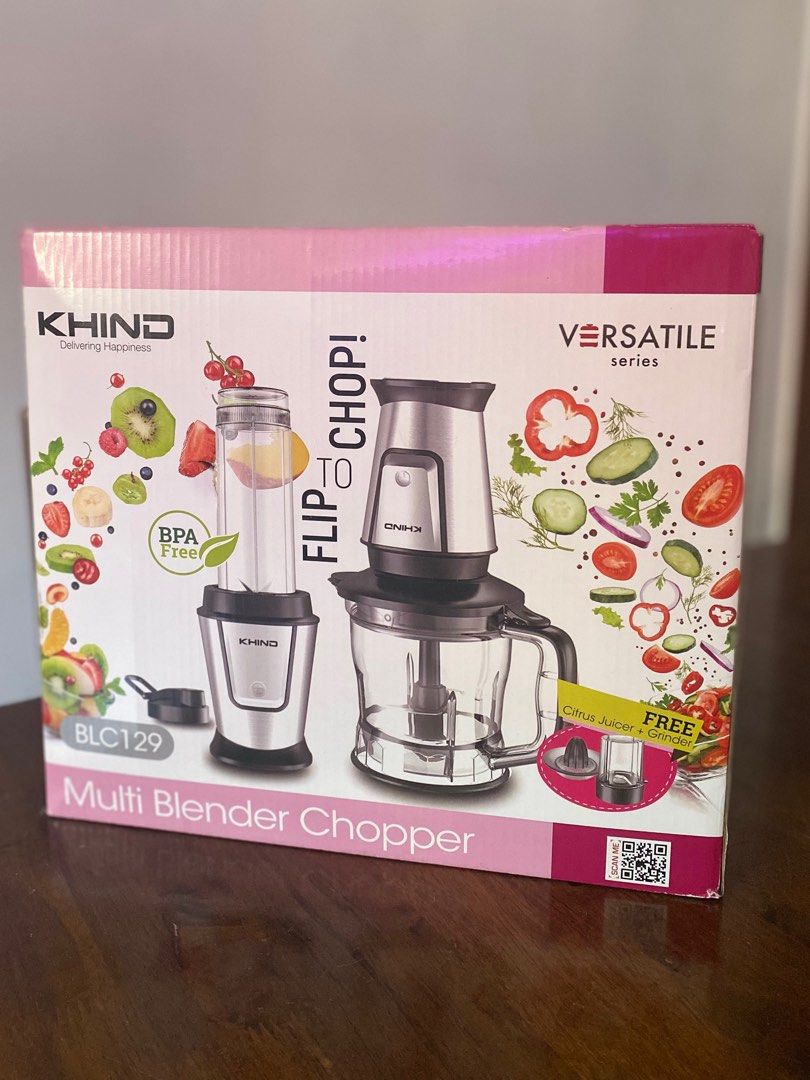 How to chop, blend and grind  Khind Multi Blender Chopper BLC129 