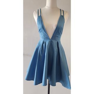 Blue Denim Dress  Multiple Sizes