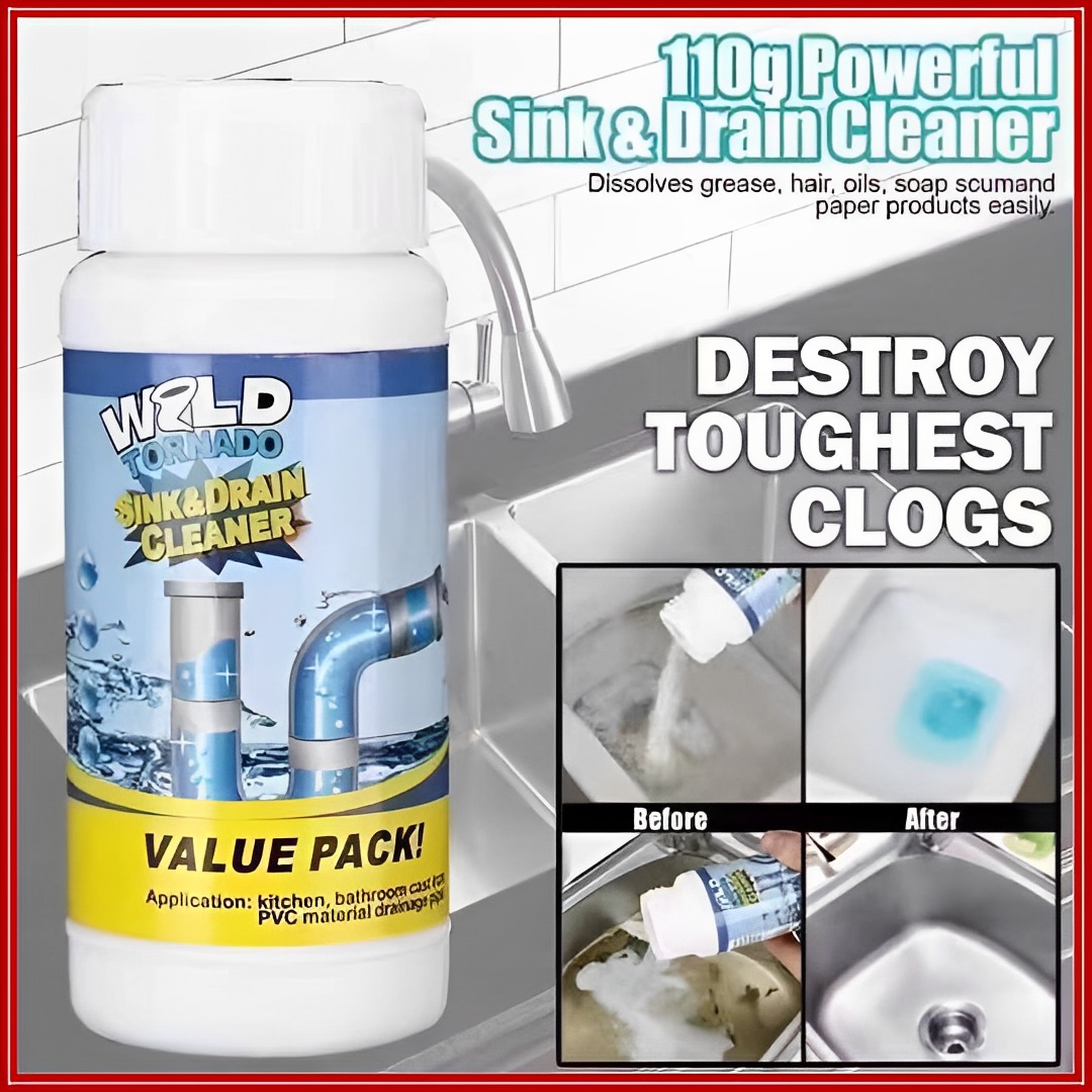 Wild tornado sink and drain cleaner discount