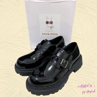 [BNIB] Polla Polly Seong Hyun Docmart Loafers Black