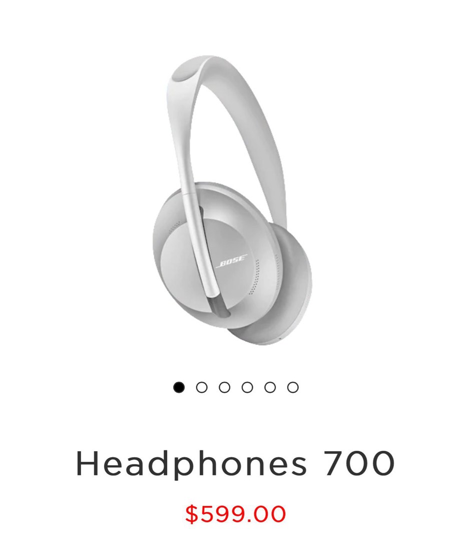 Bose Noise Cancelling headphone 700series, Audio, Headphones & Headsets