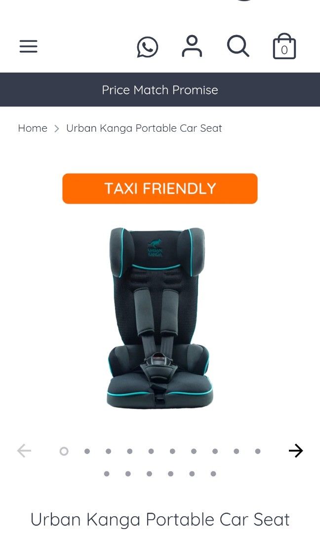 Urban kanga travel car seat online