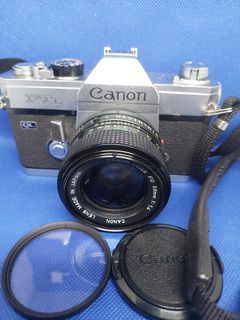 CANON FTB QL SLR FILM CAMERA,CANON LENS FD 50MM 1:1.4,(BEST BUY TOP MINT).