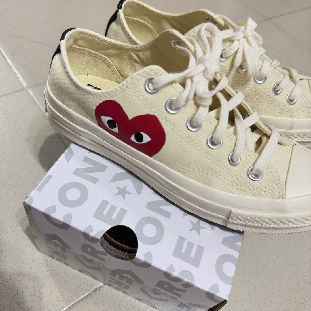CDG x Converse Beige