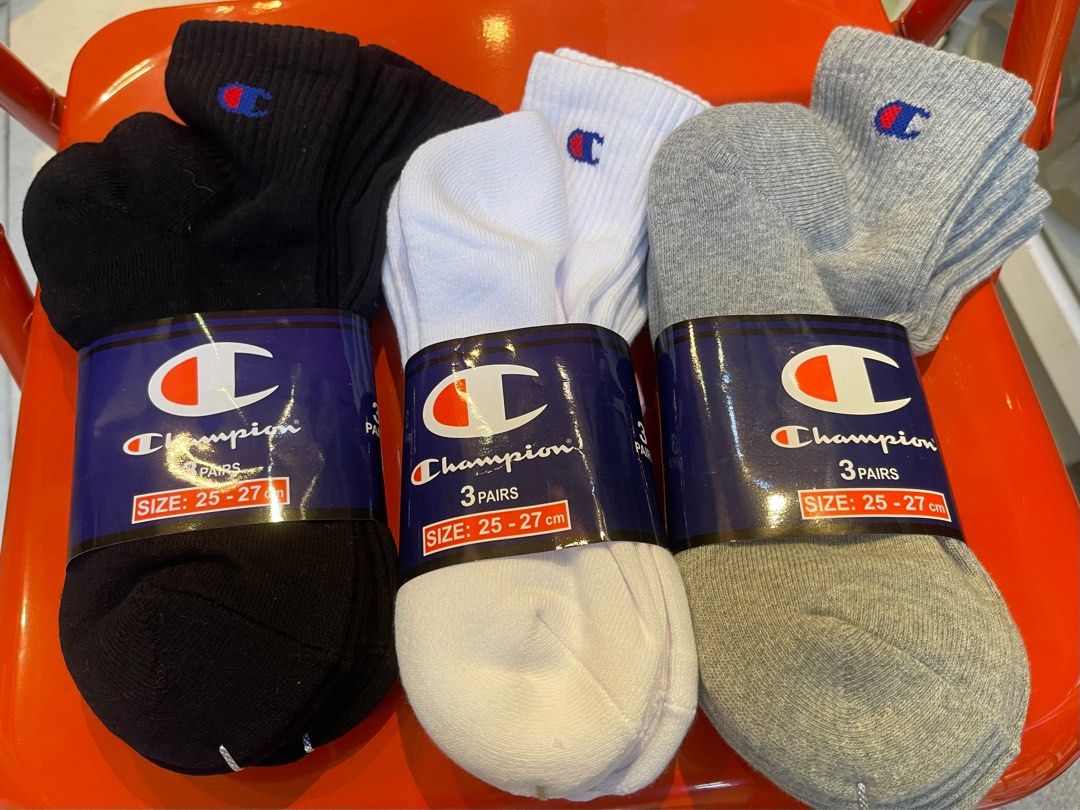 日版Champion Long Socks 長襪1Pack (3 pairs)