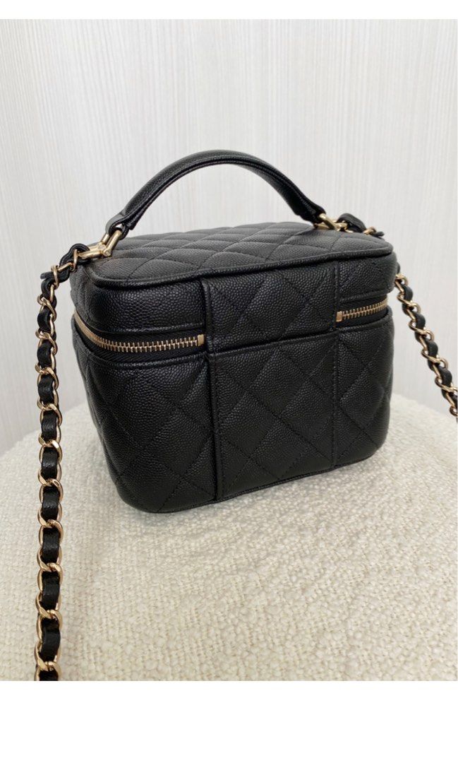 Chanel vanity top handle, Luxury, Bags & Wallets on Carousell