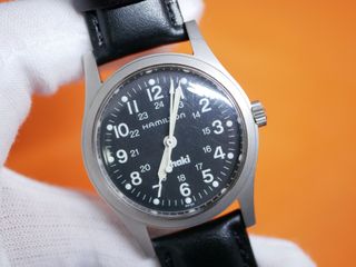 CHEAPEST Hamilton Khaki Manual Wind 33mm Black Dial 9415a