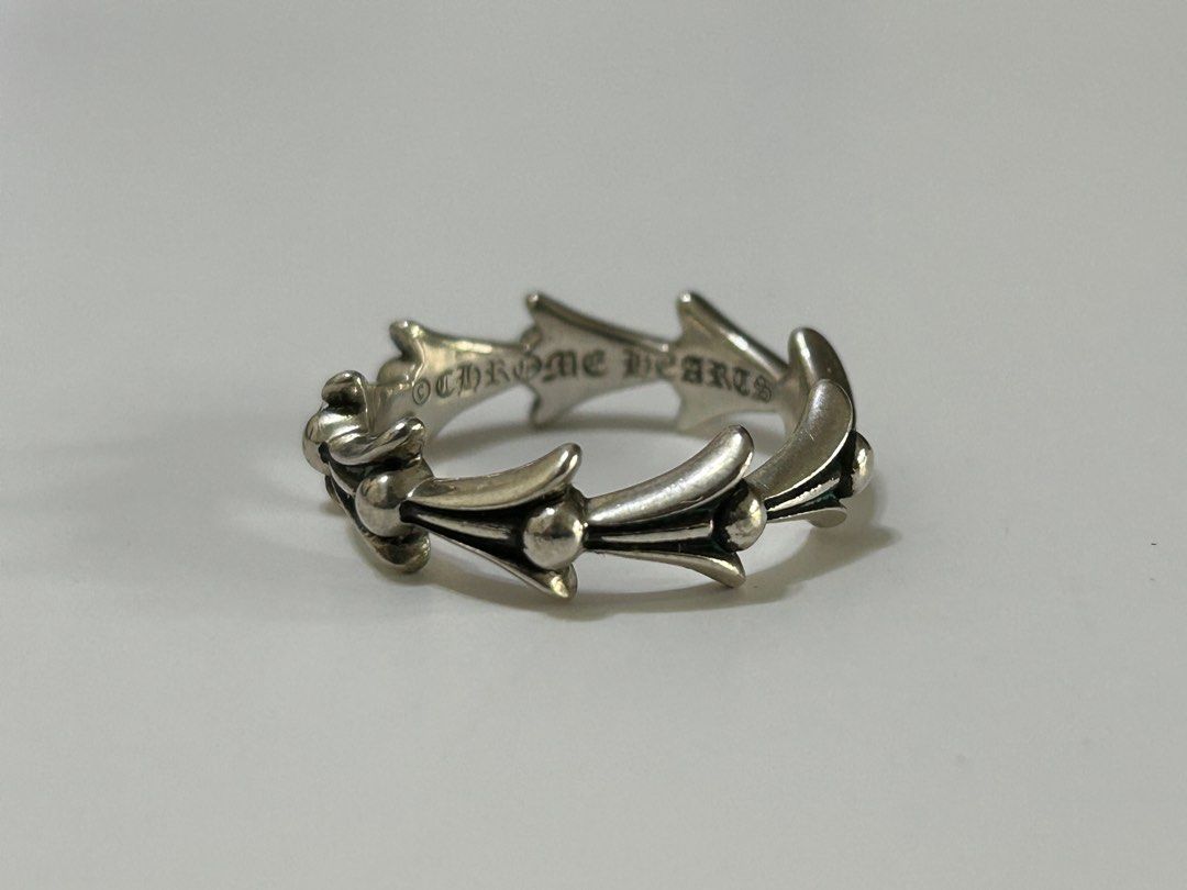Chrome hearts cross hot sale tail ring