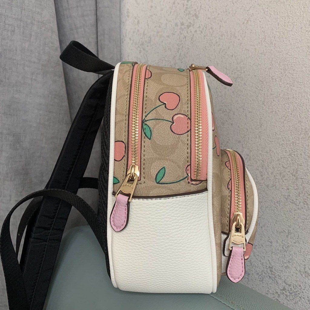 Coach campus backpack 23 in signature rose print cheap