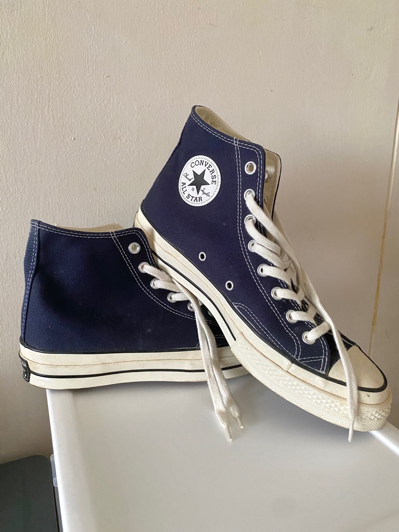 mens navy high top converse