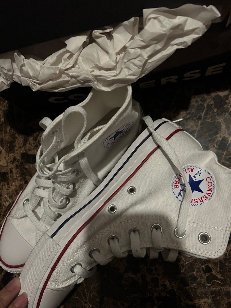 converse high cut white