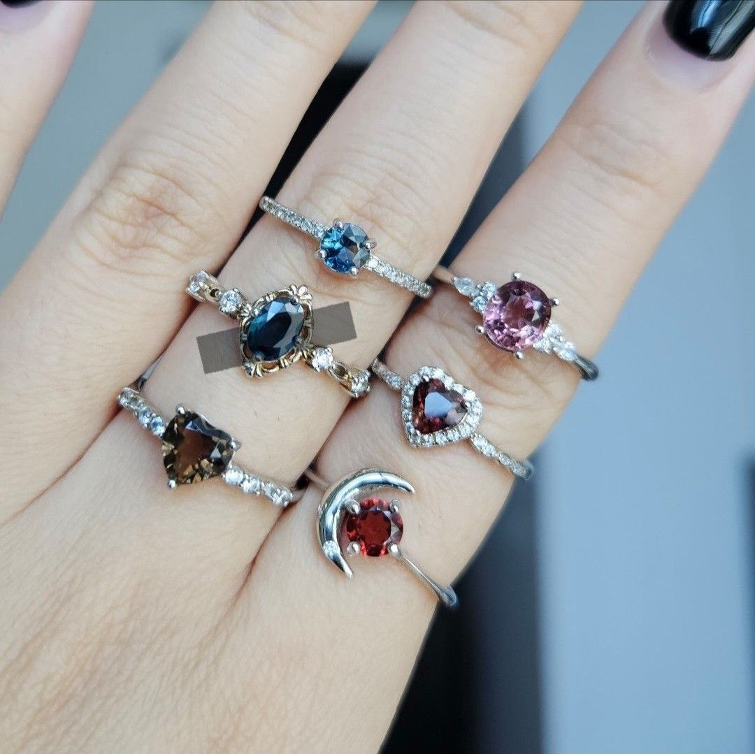 Garnet and clearance sapphire jewelry