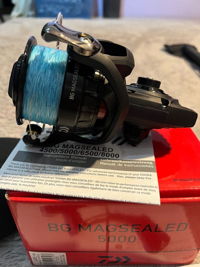 Daiwa BG Magsealed 5000. Not Shimano, Abu Garcia, reel, fishing rod