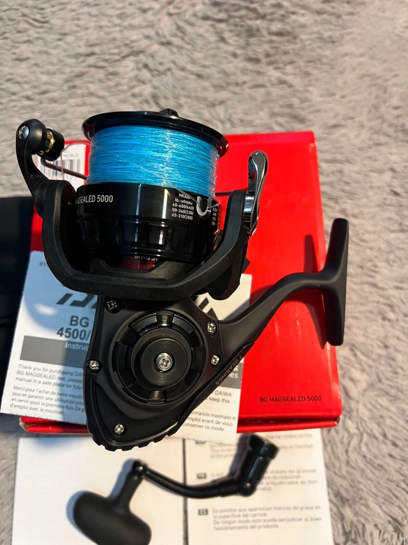 Daiwa BG Magsealed 5000. Not Shimano, Abu Garcia, reel, fishing rod
