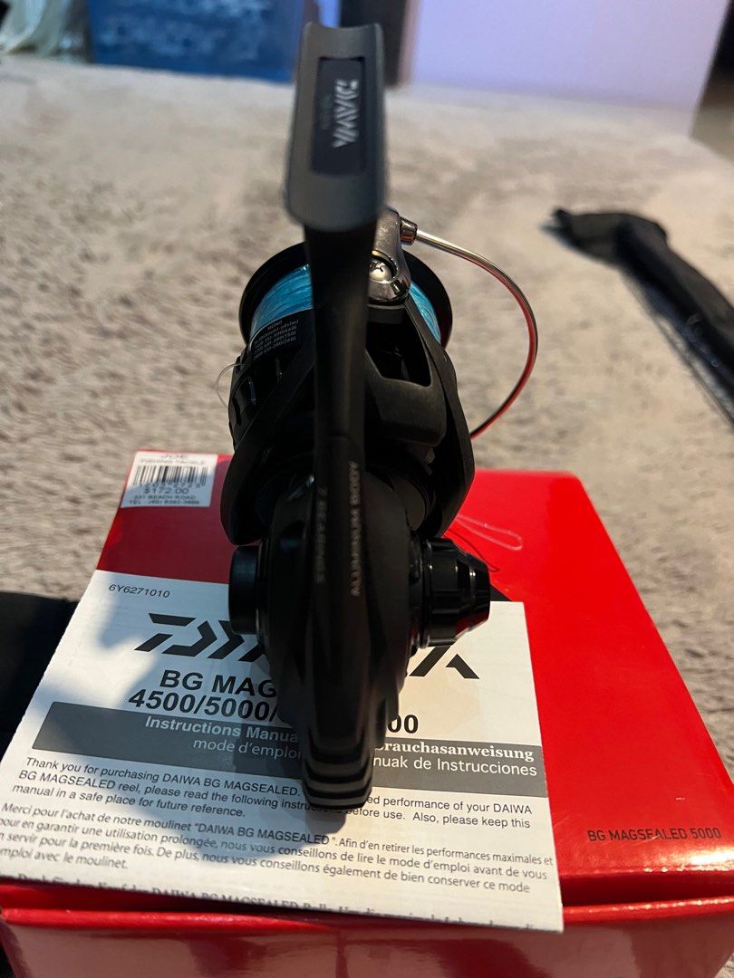 Daiwa BG Magsealed 5000. Not Shimano, Abu Garcia, reel, fishing rod