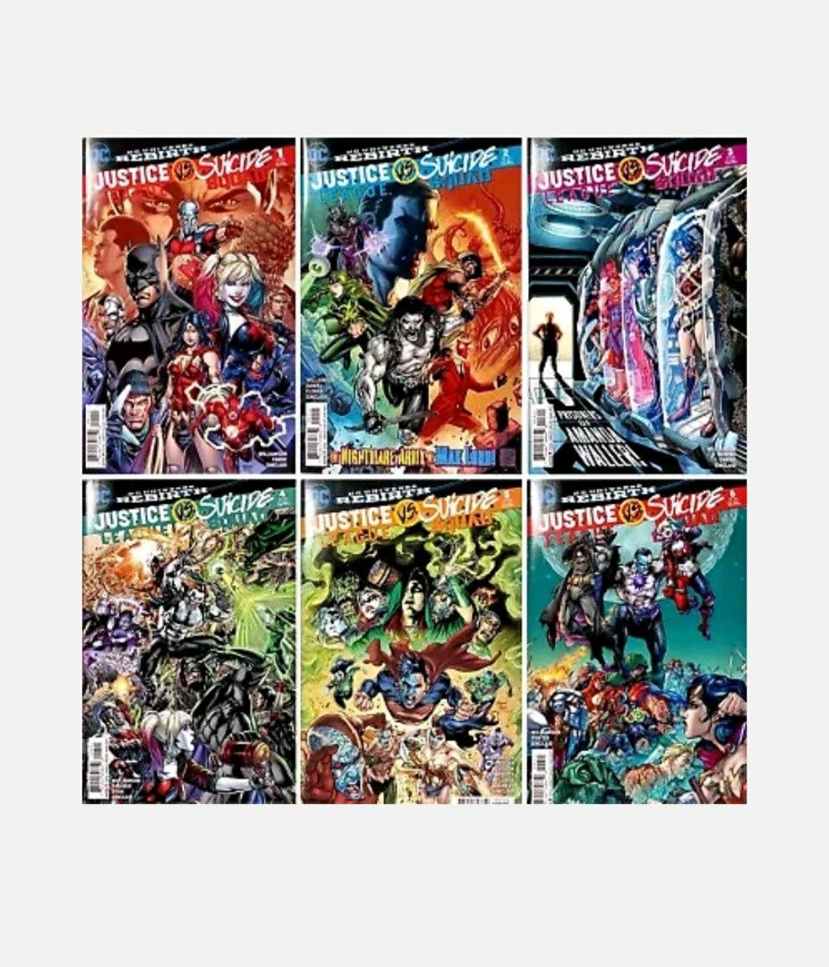 DC Comics Justice League vs Suicide Squad Complete 6 Issue Mini-Series ...