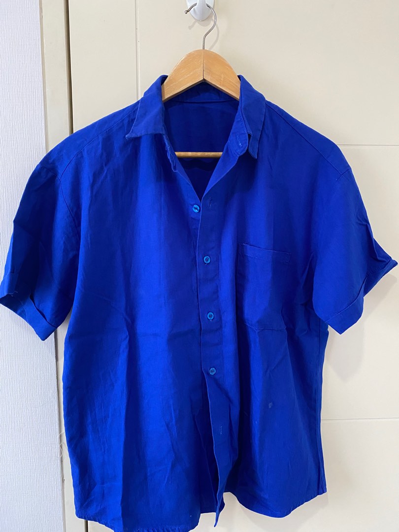 ELECTRIC BLUE SHIRT on Carousell