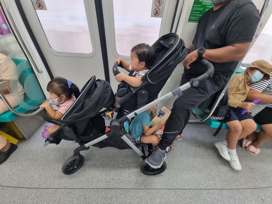 Evenflo Pivot Xpand With Rider Board and 2nd Seat Babies Kids