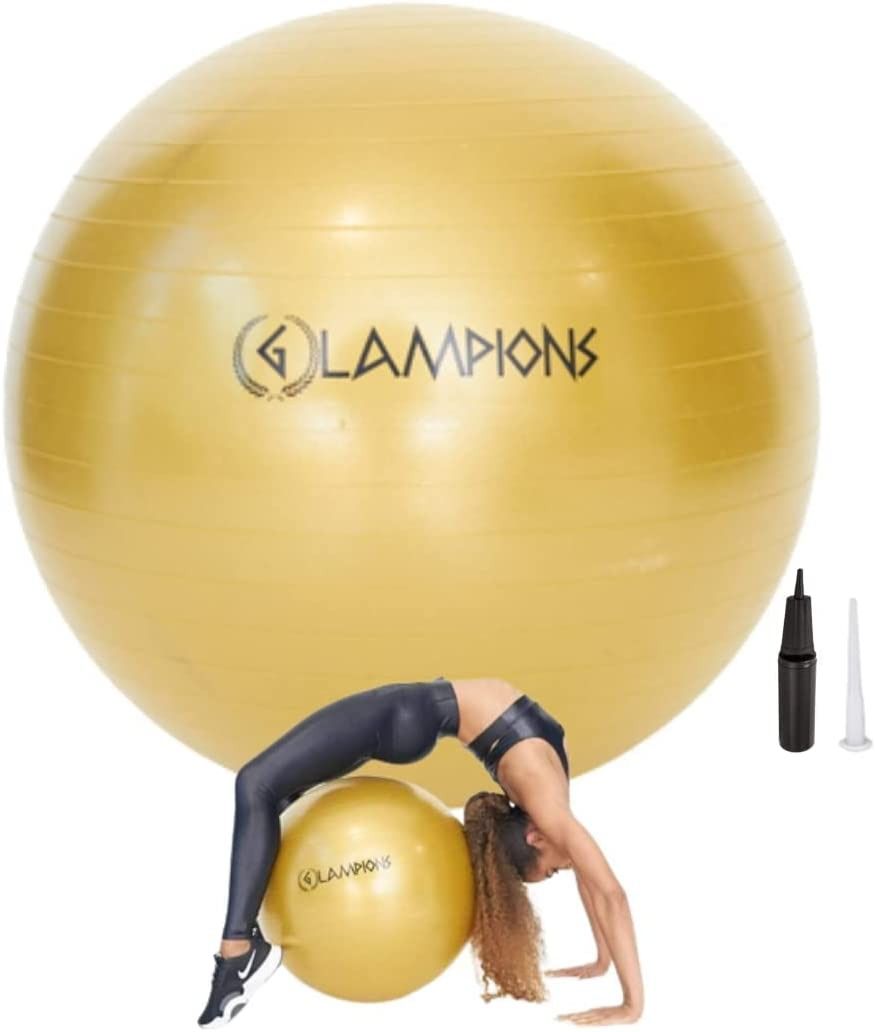 Gold's gym sale exercise ball inflation