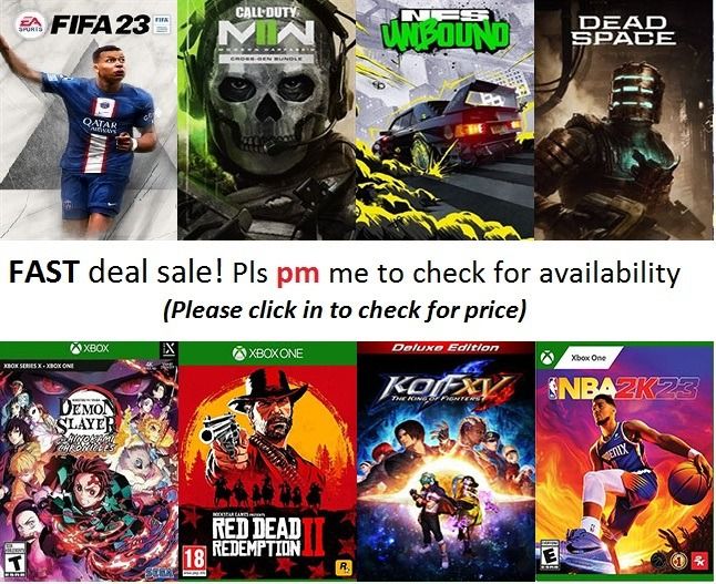 Xbox one games for sale store