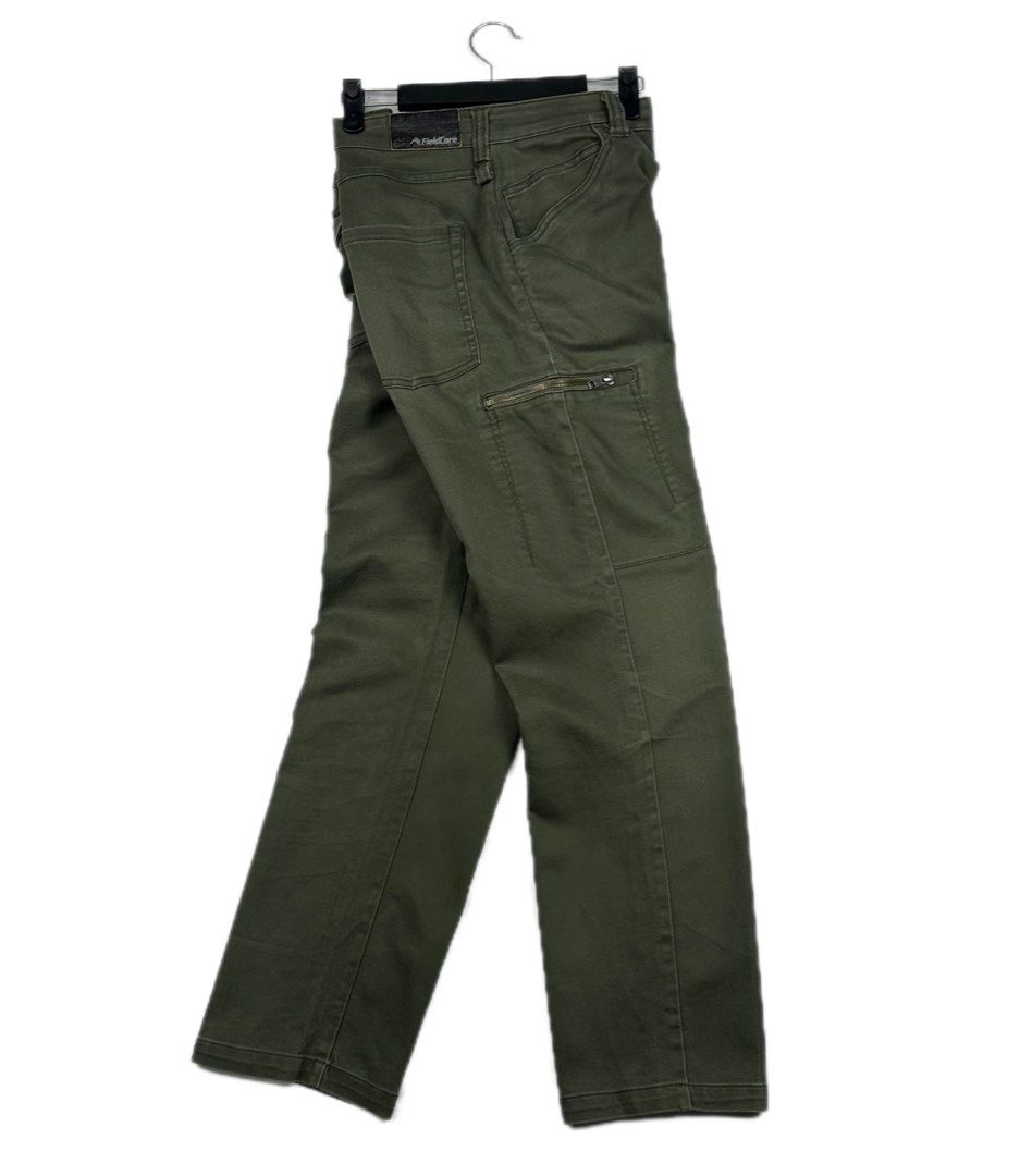 FieldCore Green Cargo Pants, Men's Fashion, Bottoms, Trousers on Carousell