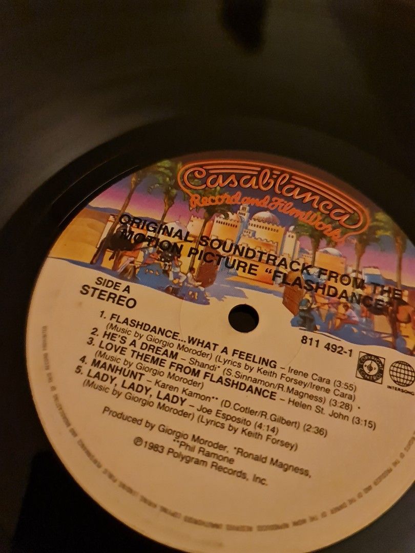 Flashdance (Original Soundtrack From The Motion Picture)- LP Vinyl ...