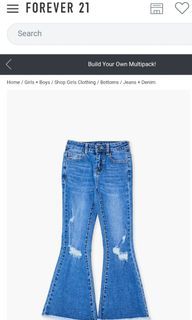FOREVER21 Flare Jeans (7-8 yrs. Old)