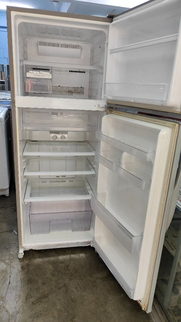 FRIDGE DOUBLE DOOR SINGER GREY, TV & Home Appliances, Kitchen