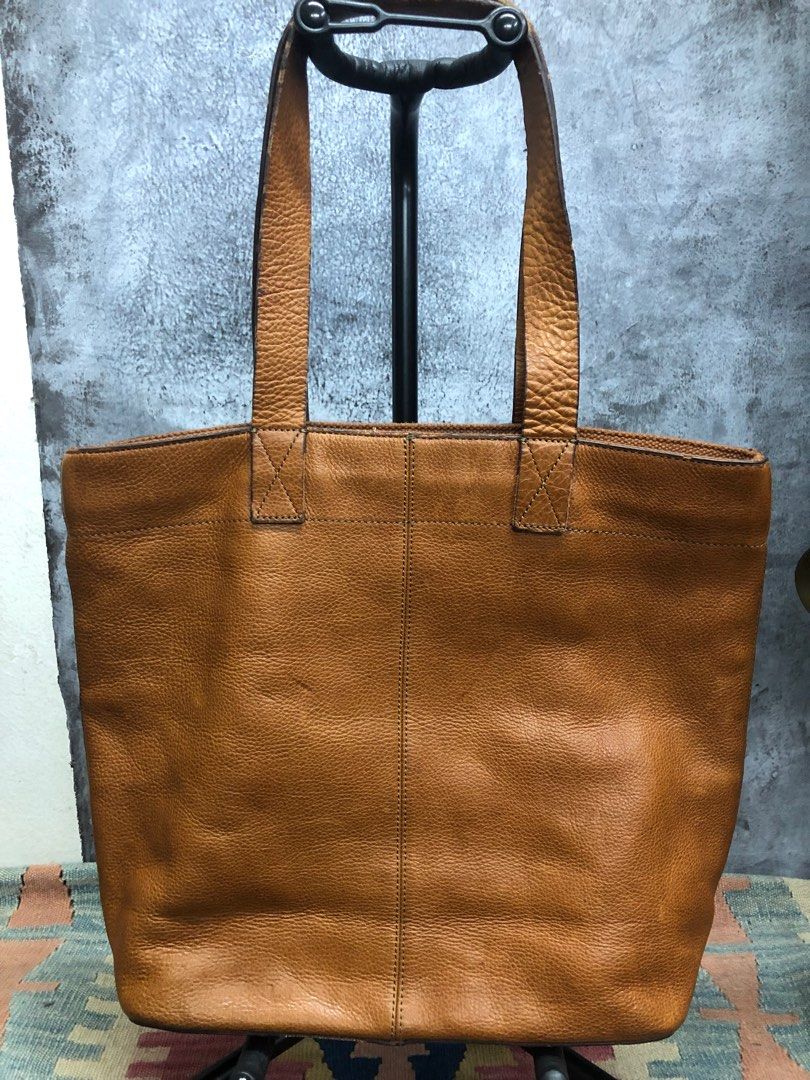 Gap top leather tote