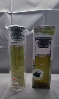 Glass water bottle