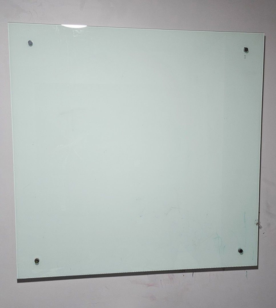 Glass whiteboard, Furniture & Home Living, Home Decor, Other Home Decor
