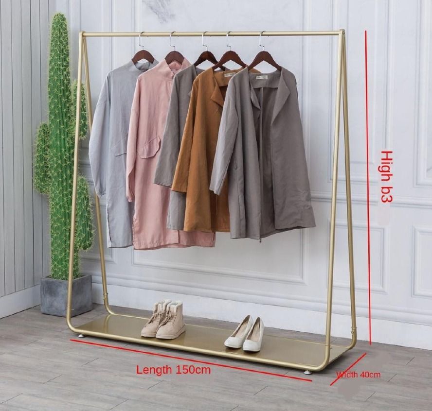 Golden Clothes & Shoe Rack, Furniture & Home Living, Furniture, Shelves ...