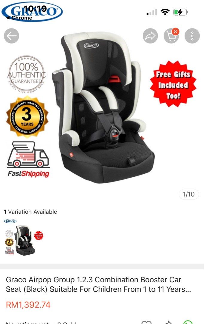 Graco combination seat sales