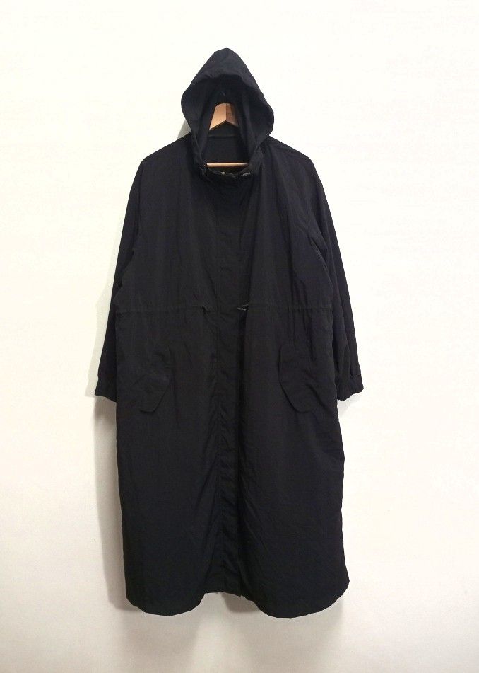 Long best sale nylon jacket