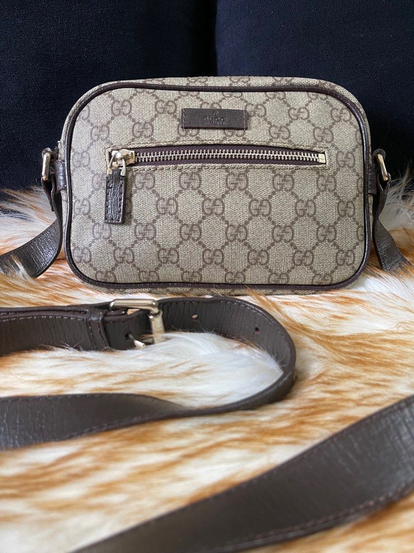 Gucci camera bag canvas deals